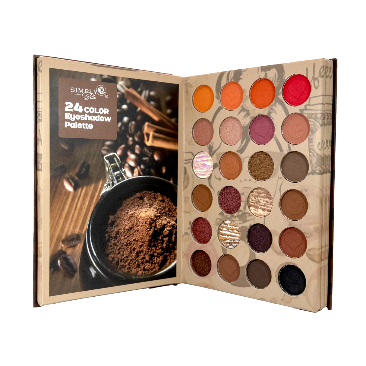 SIMPLY BELLA- COFFE TIME- BOOK PALETTE- 1PC