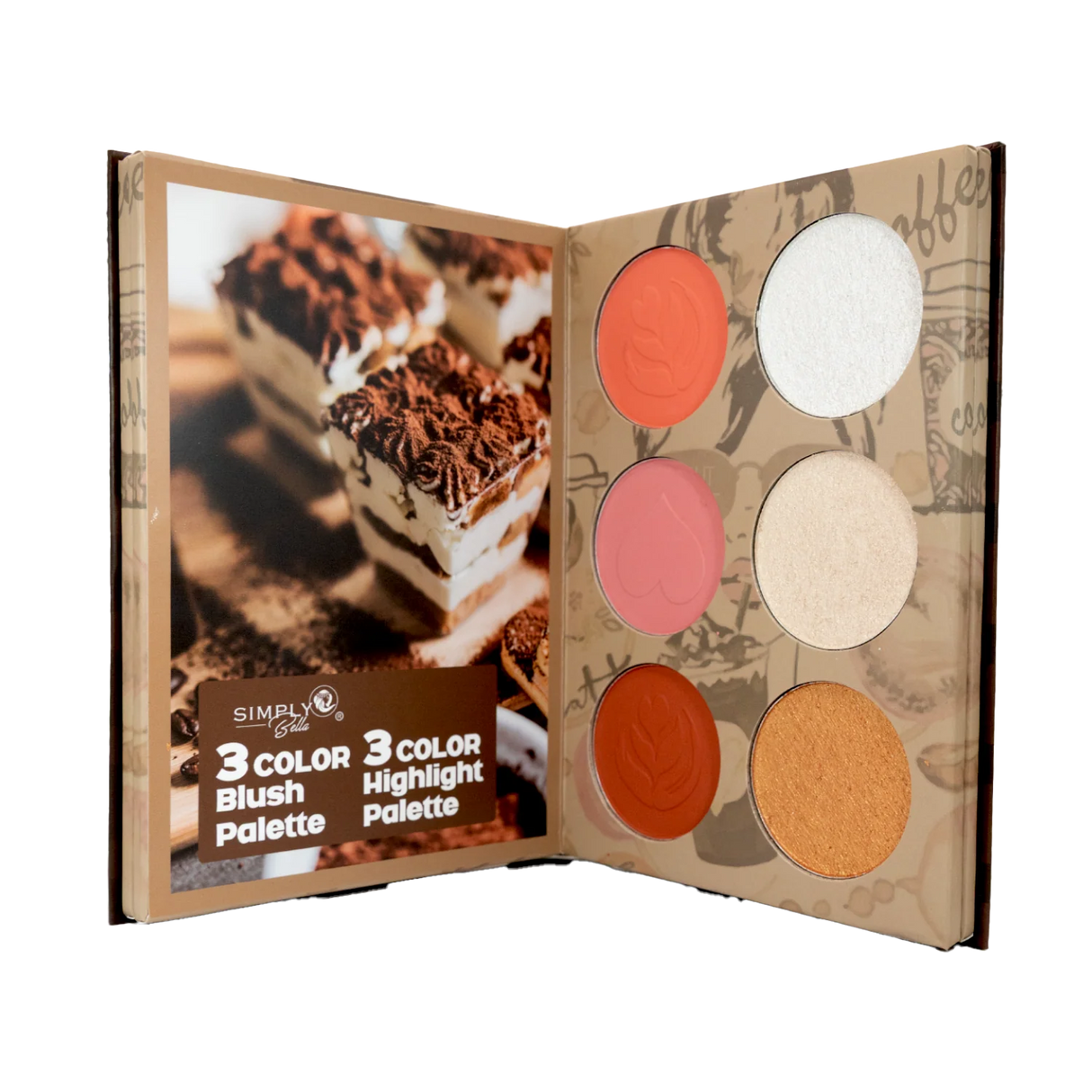 SIMPLY BELLA- COFFE TIME- BOOK PALETTE- 1PC
