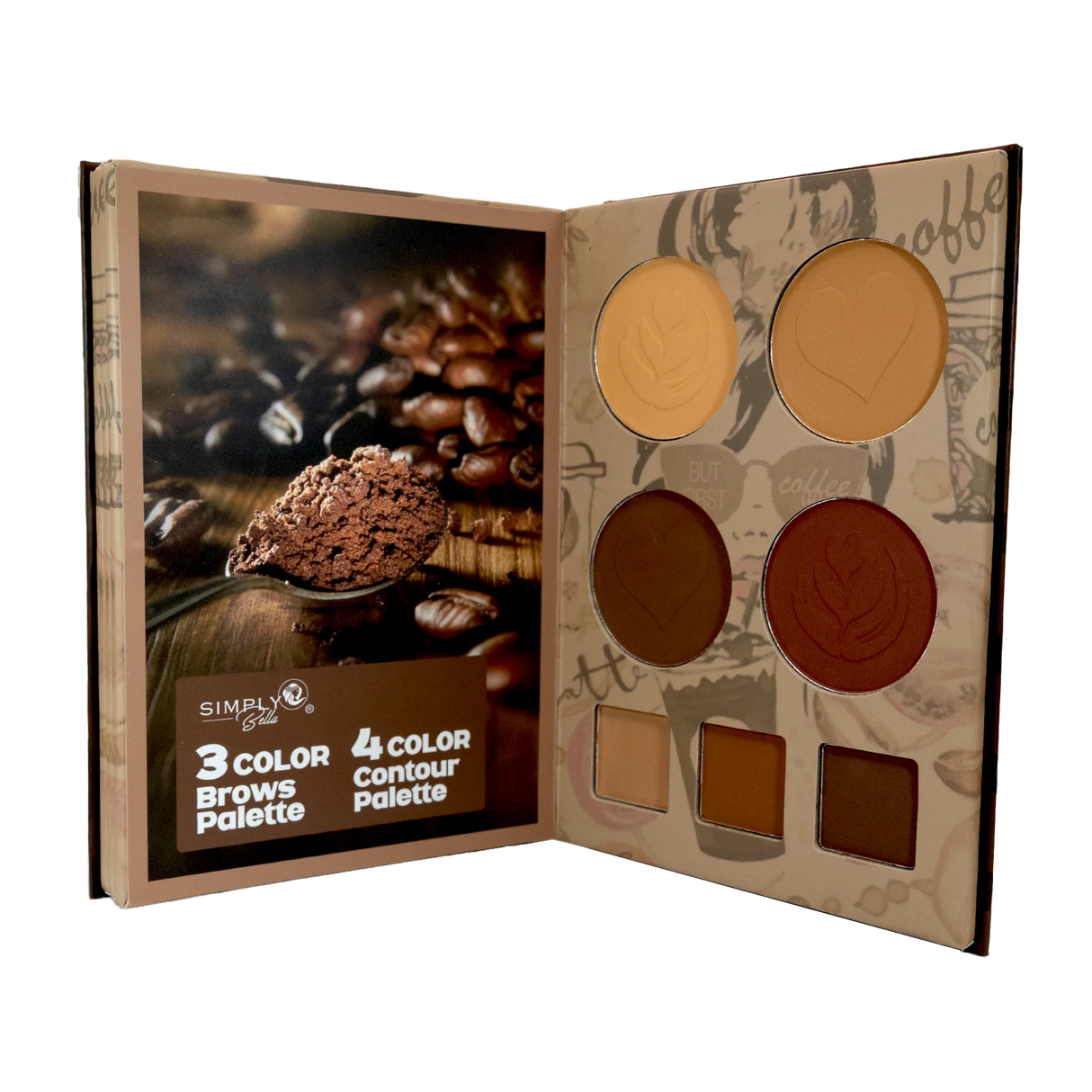 SIMPLY BELLA- COFFE TIME- BOOK PALETTE- 1PC