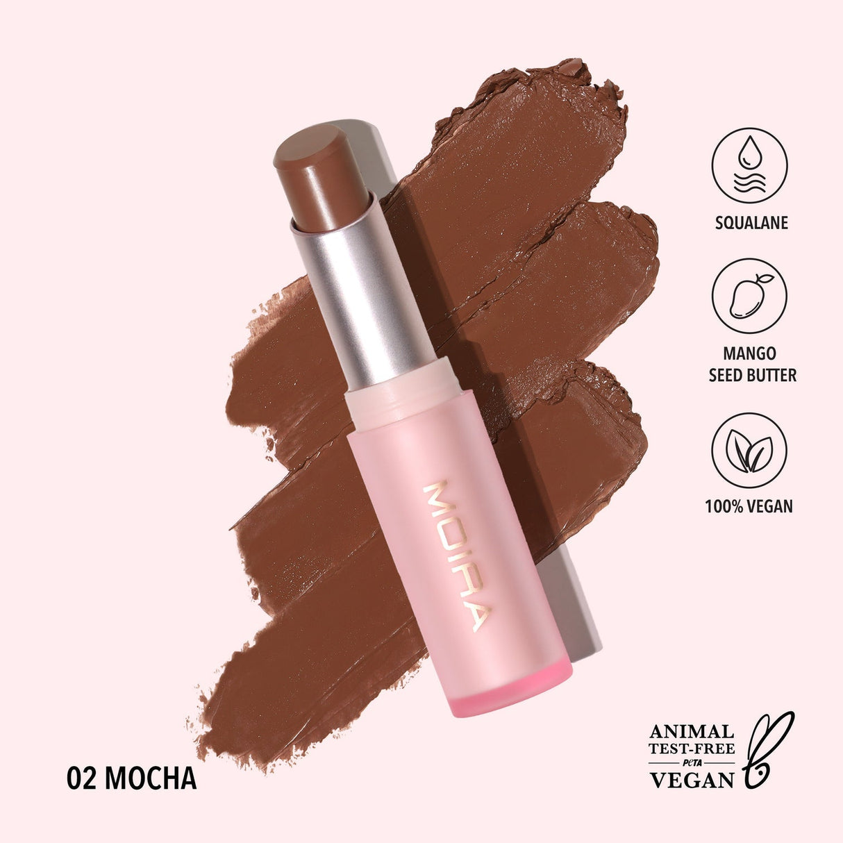 MOIRA - BALM TEXTURE + LIP SHINE- SIGNATURE LIPSTICK -