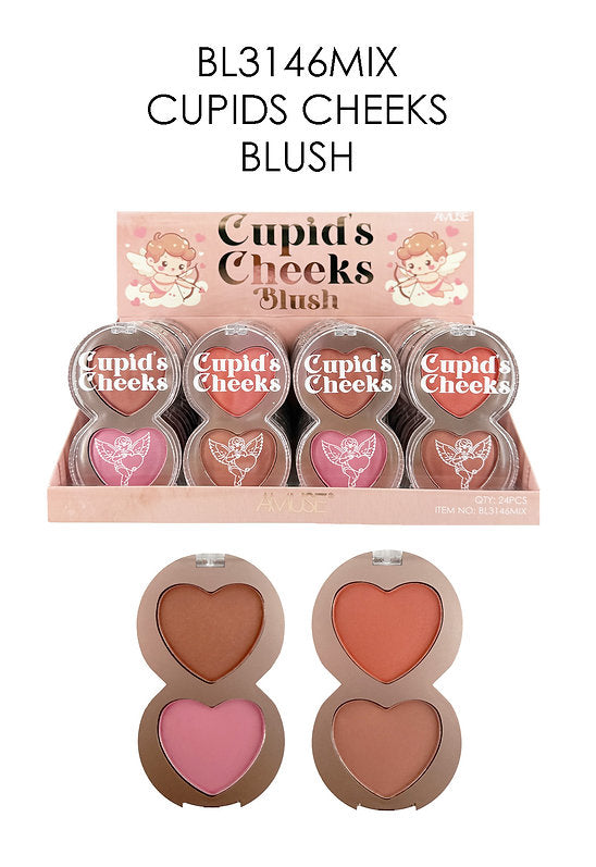AMUSE- CUPID'S CHEEKS- BLUSH- 24PCS