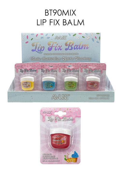 AMUSE- LIP FIX BALM- 24PCS