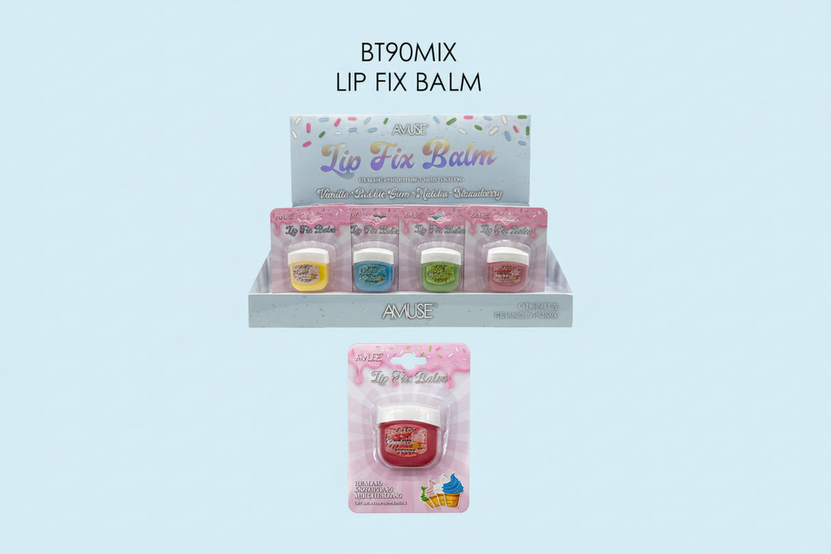 AMUSE- LIP FIX BALM- 24PCS