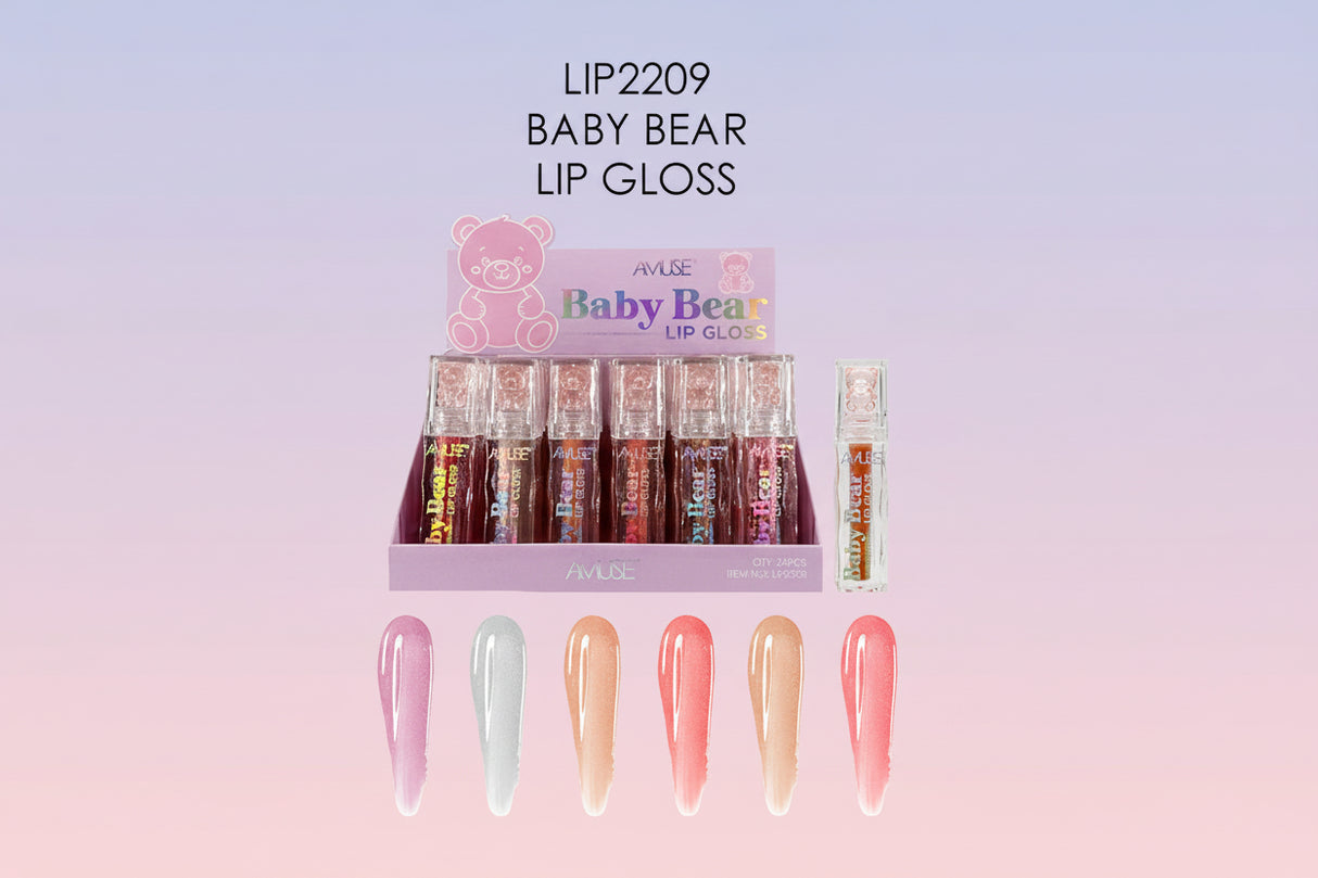 AMUSE- BABY BEAR- LIP GLOSS- 24PCS