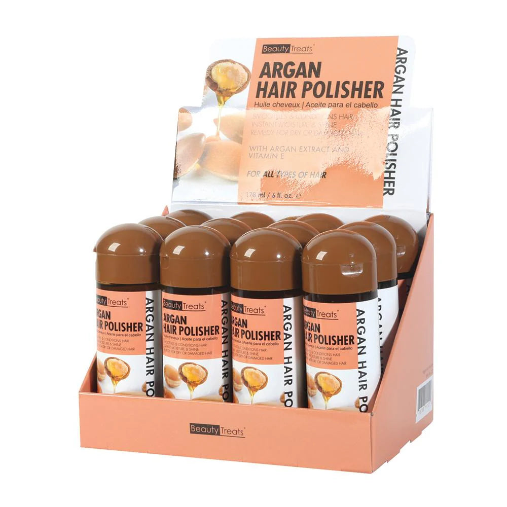 BEAUTY TREATS- ARGAN- HAIR POLISHER- 12PCS