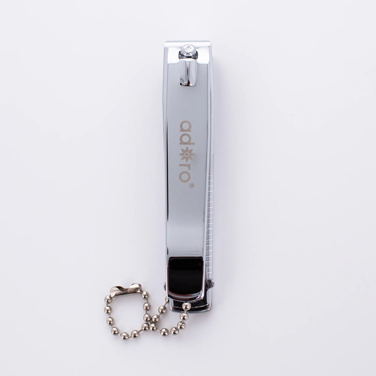 ADORO- TOE NAIL CLIPPER (STRAIGHT) W/ CHAIN FILE- 36PCS