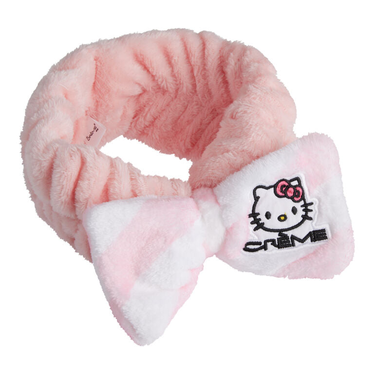 THE CREME SHOP - HELLO KITTY - BANDEAU DE SPA EN PELUCHE ROSE PARFAIT™ - (1PC)