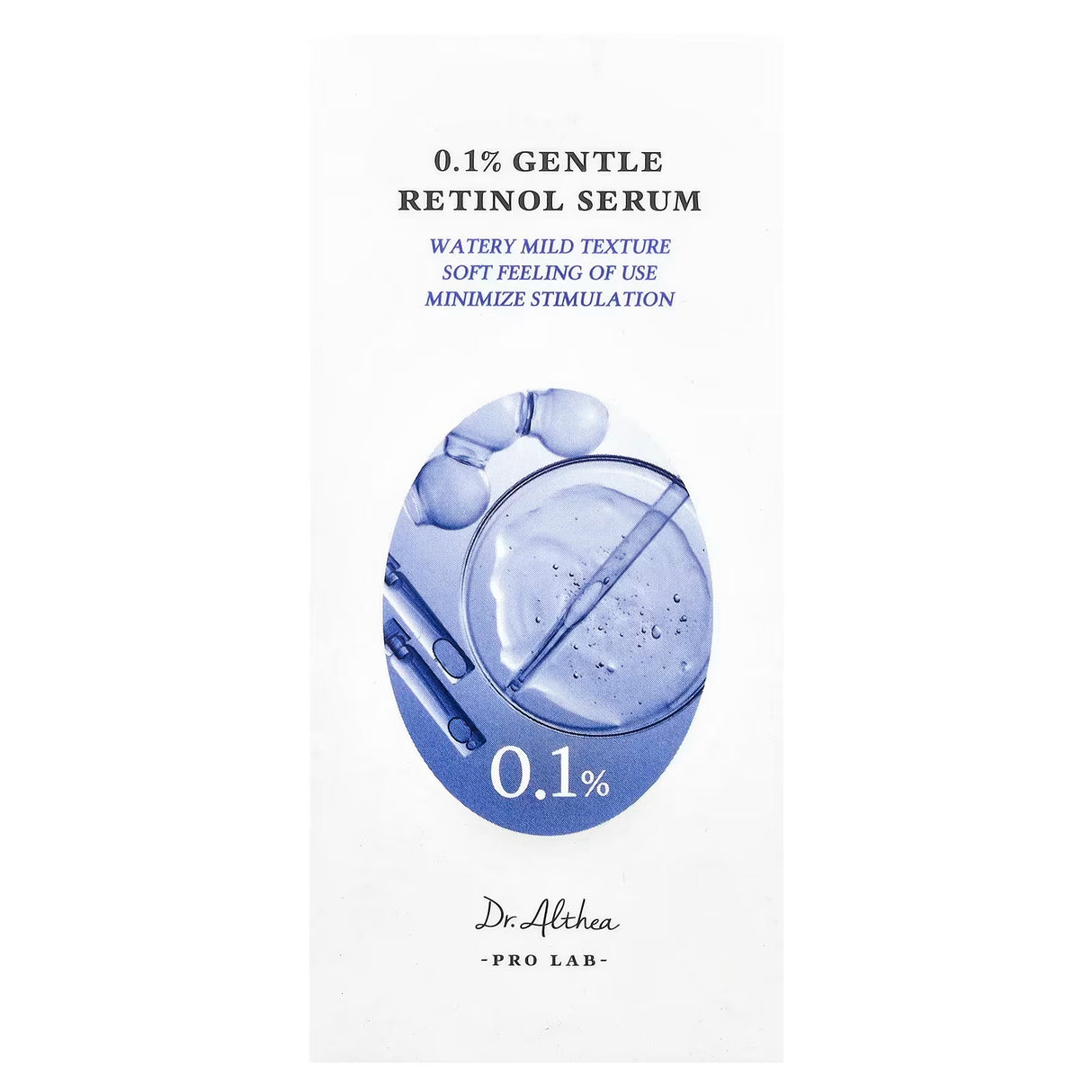 DR. ALTHEA - 0.1% GENTLE RETINOL SERUM - (1PC)
