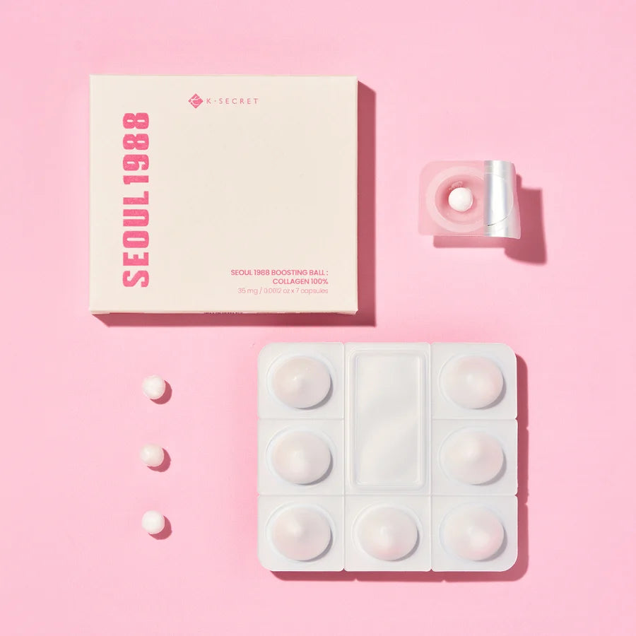 K-SECRET - SEOUL 1988 BOOSTING BALL COLLAGEN 100% - (1PC)