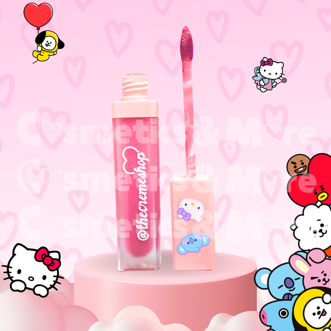 THE CREME SHOP- HELLO KITTY X BT21 -LIP GLOSS