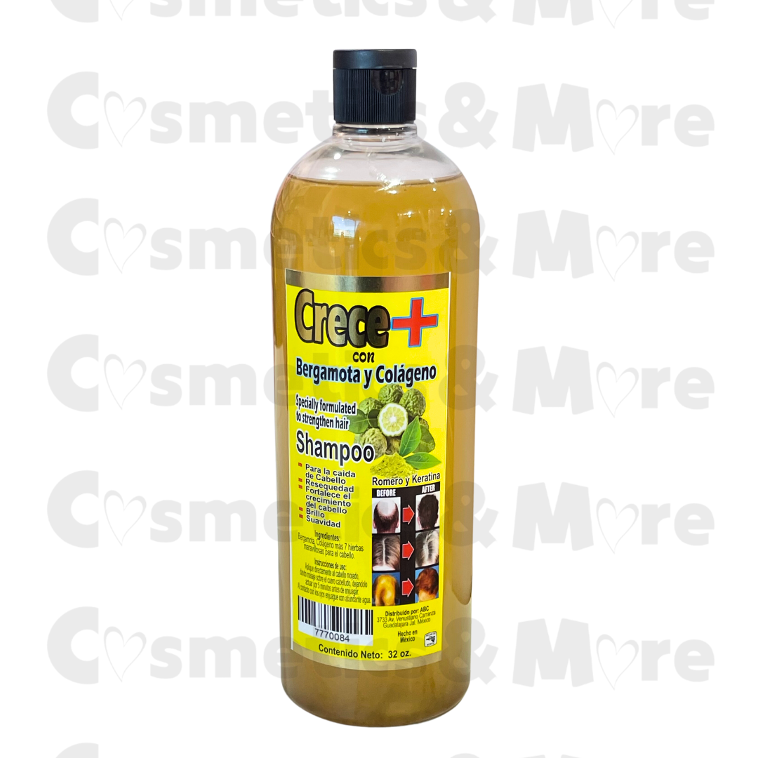 MX- CRECE+ CON BERGAMOTA Y COLAGENO 32OZ-SHAMPOOC(1PC)