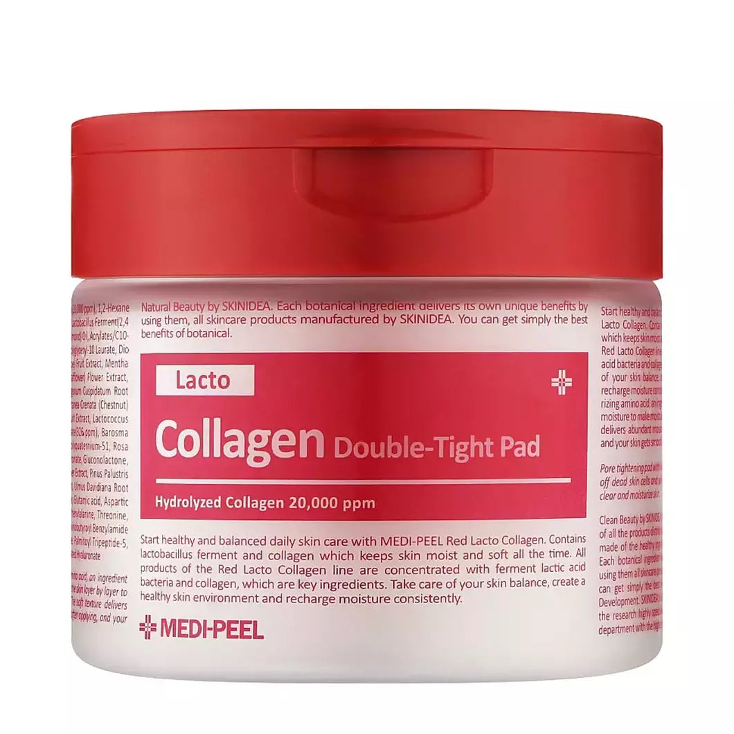 MEDI-PEEL - TAMPON PEELING LACTO COLLAGÈNE ROUGE (1PC)