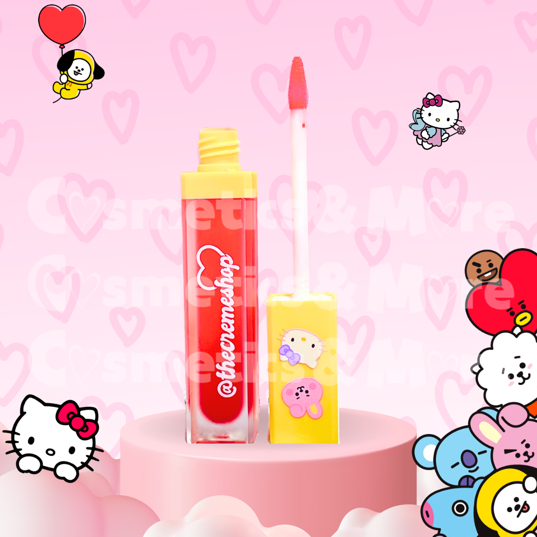 THE CREME SHOP- HELLO KITTY X BT21 -LIP GLOSS