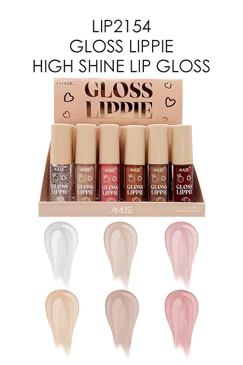 AMUSE- GLOSS LIPPIE- LIPGLOSS- 24PCS