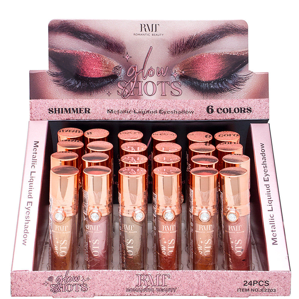 ROMANTIC BEAUTY - GLOW SHOTS - SHIMMER - DISPLAY 24PC