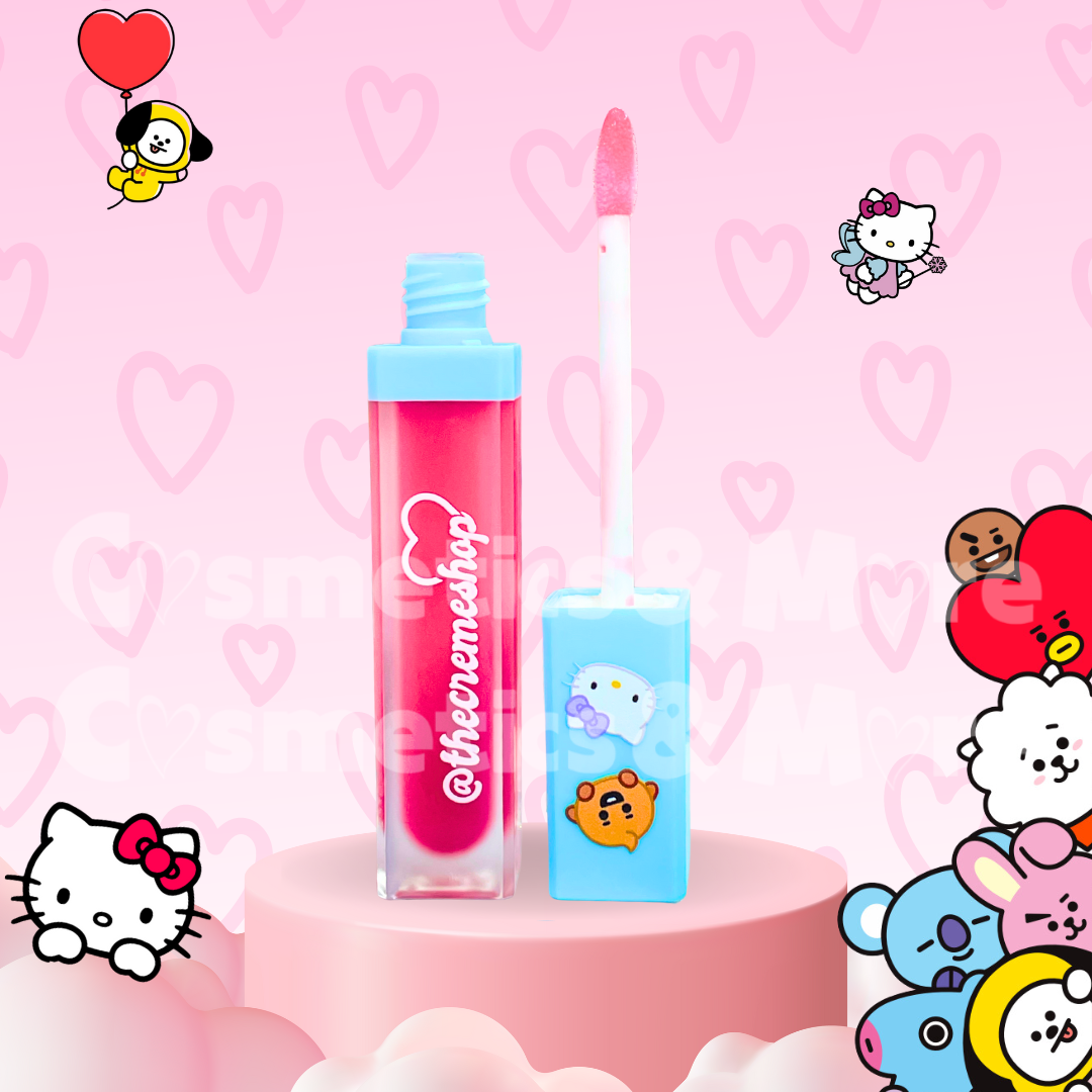 THE CREME SHOP- HELLO KITTY X BT21 -LIP GLOSS