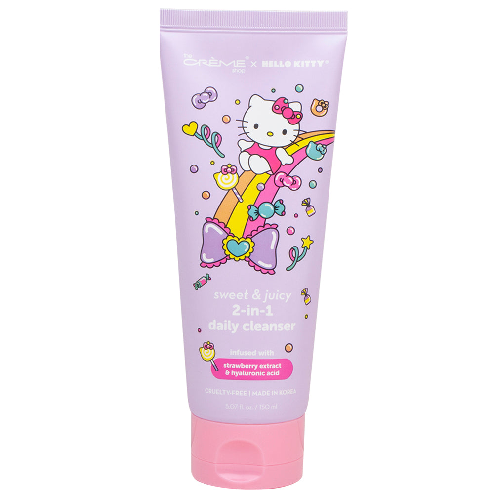 THE CREME SHOP- HELLO KITTY- SWEET AND JUICY- 2 IN 1 DAILY CLEANSER- 1PC
