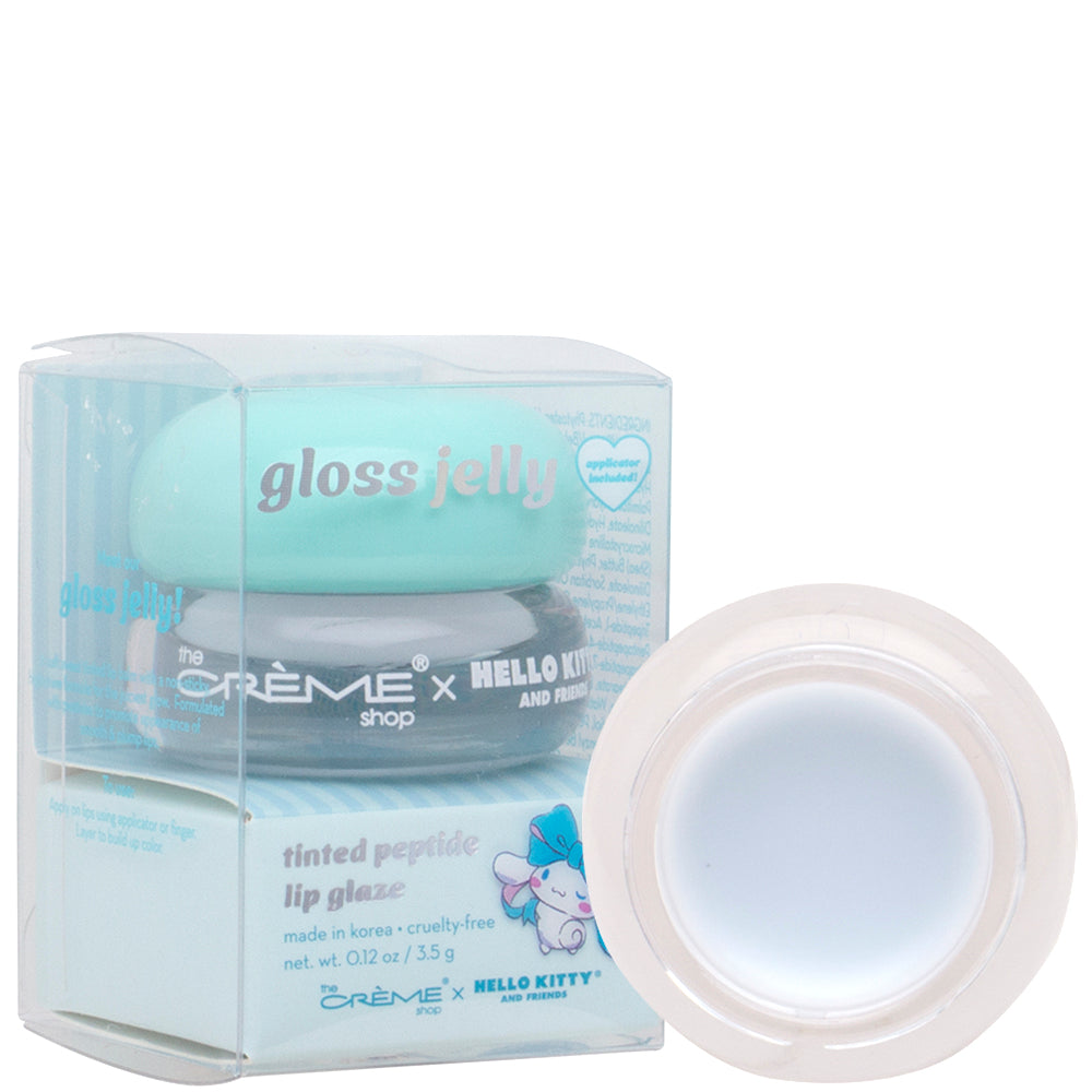 THE CREME SHOP- TINTED PEPTIDE LIP GLAZE- GLOSS JELLY- 1PC