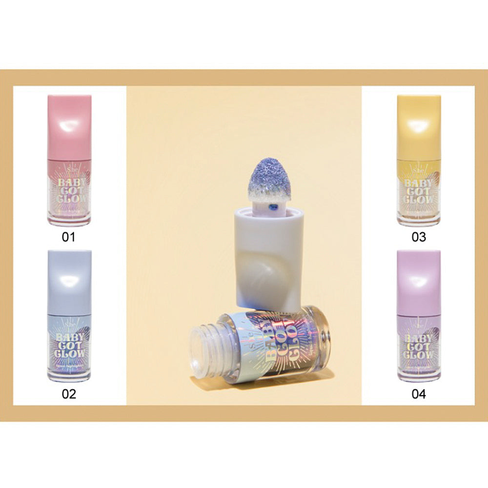 S.HE MAKEUP- BABY GOT GLOW- LIQUID HIGLIGHT- 24PCS
