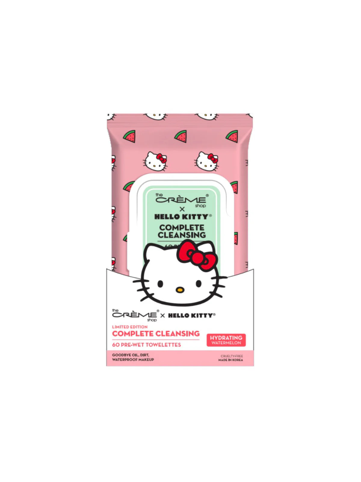 THE CREME SHOP- HELLO KITTY- WATERMELON- TOWELETTES- 1PC