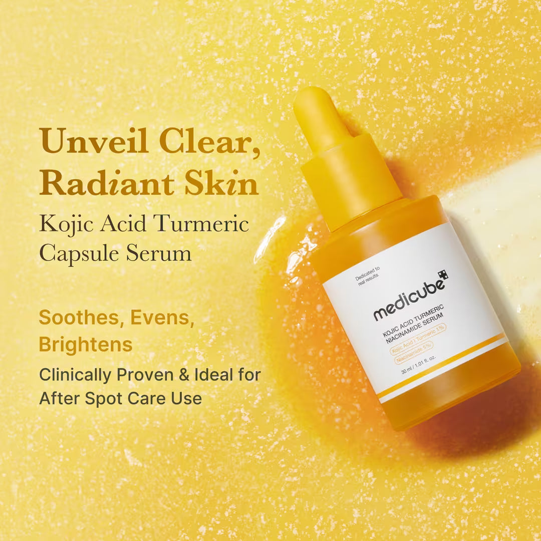 MEDICUBE - KOJIC ACID TURMERIC NIACINAMIDE SERUM - (1PC)