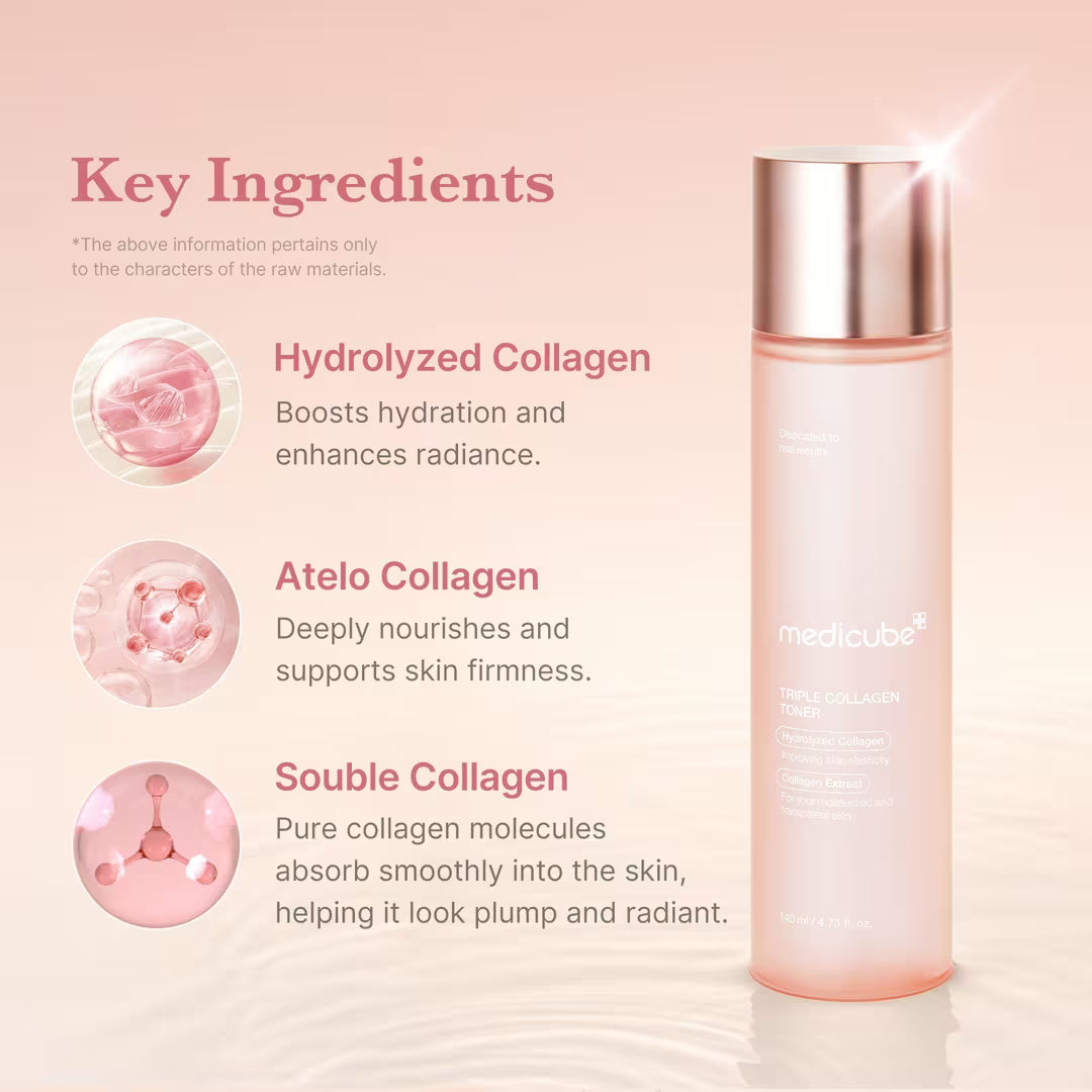 MEDICUBE - TRIPLE COLLAGEN TONER - (1PC)