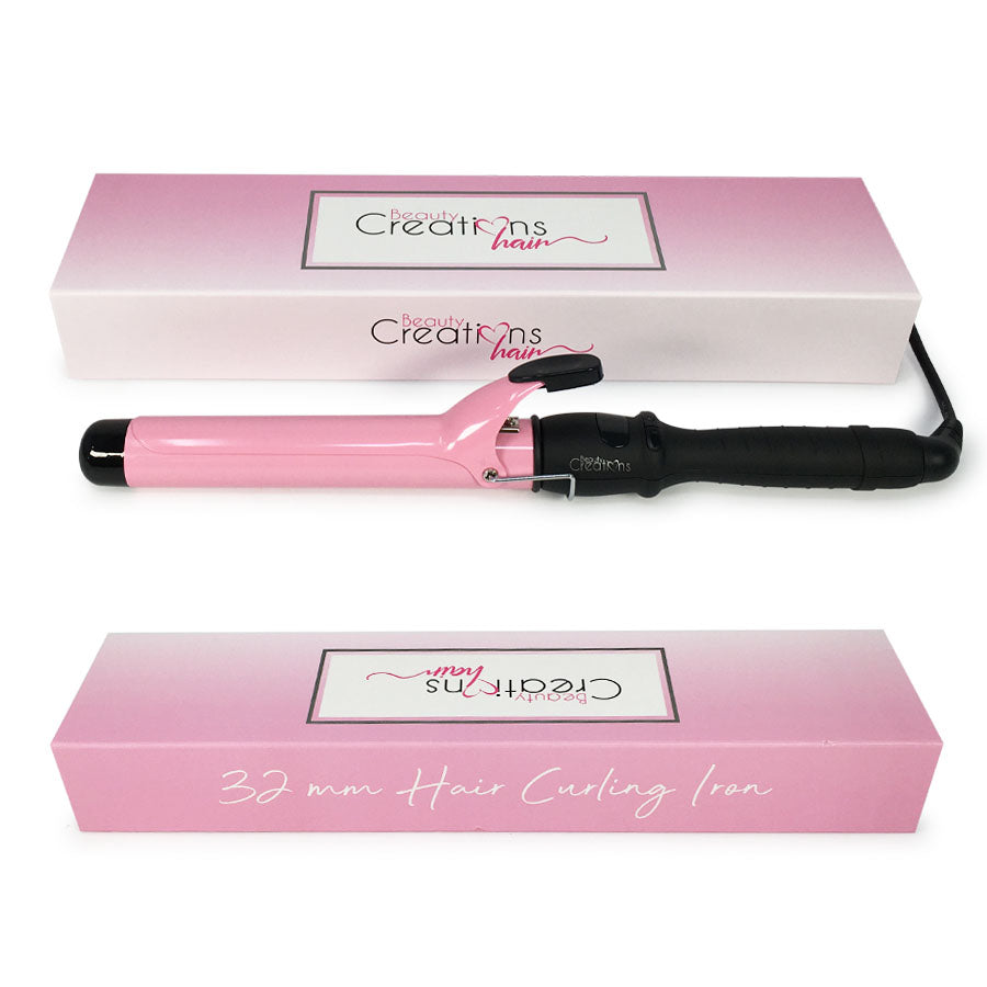 BEAUTY CREATIONS - HAIR CURLING IRON WITH CLIP- 1PC