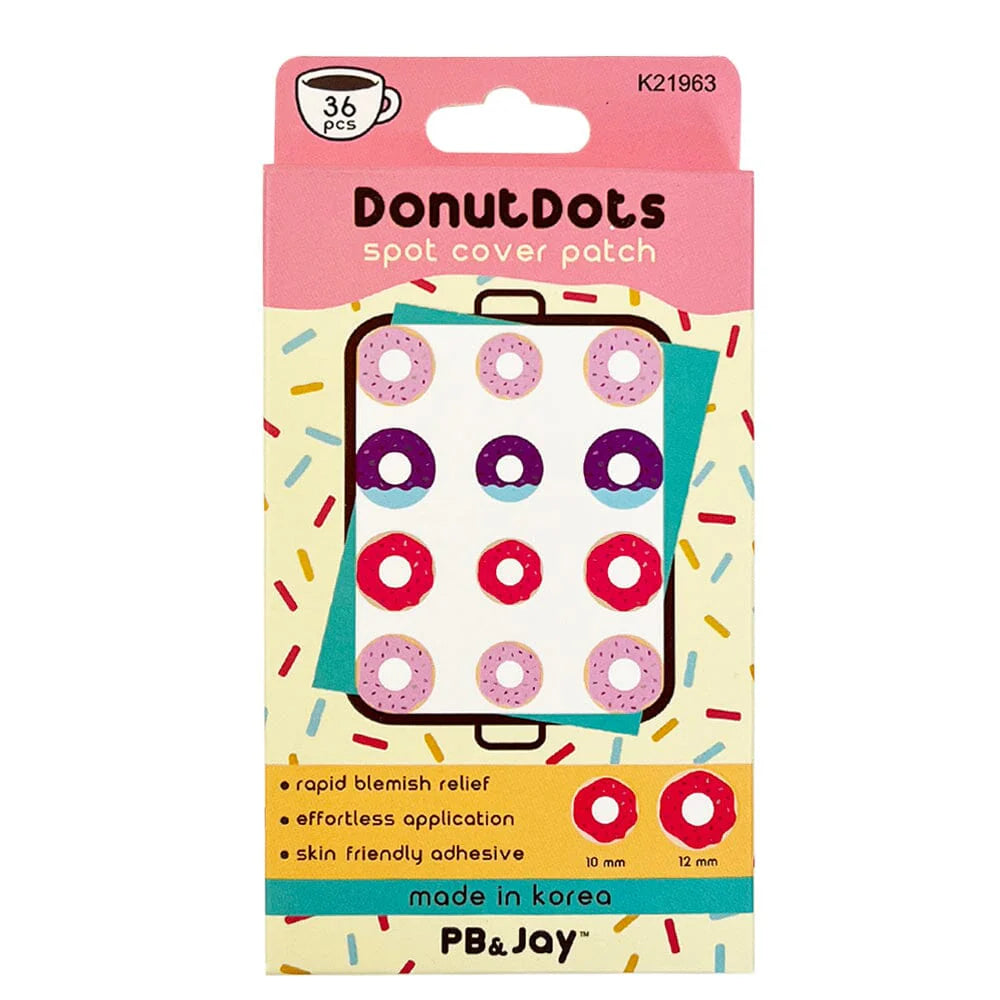 PB & JAY- DONUT DOTS- SPOT COVER PATCH- 12PCS