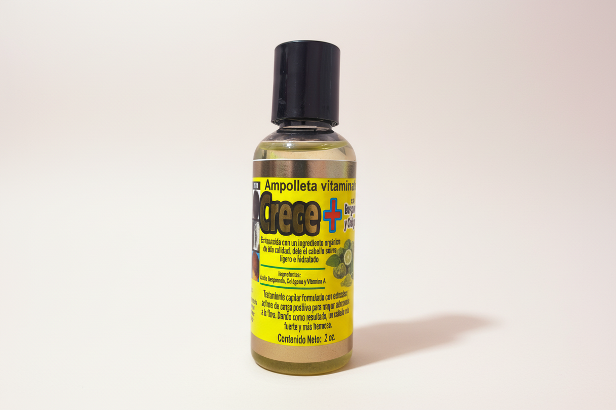 MX- AMPOLLETA VITAMINADA - CRECE + CON BERGAMOTA Y COLAGENO - (1PC)