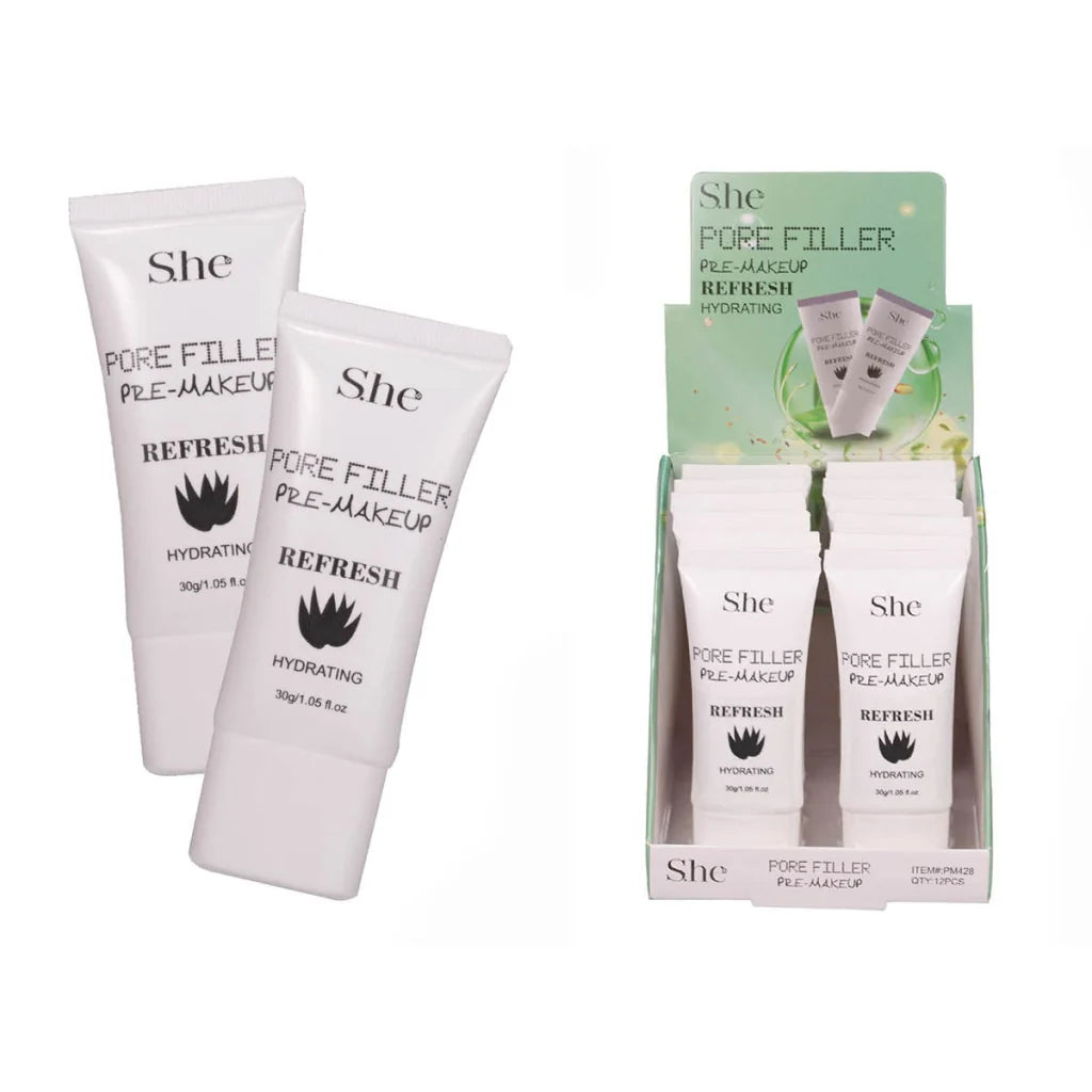 SHE MAKEUP- PORE FILLER- PRIMER HYDRATANT- 12PCS