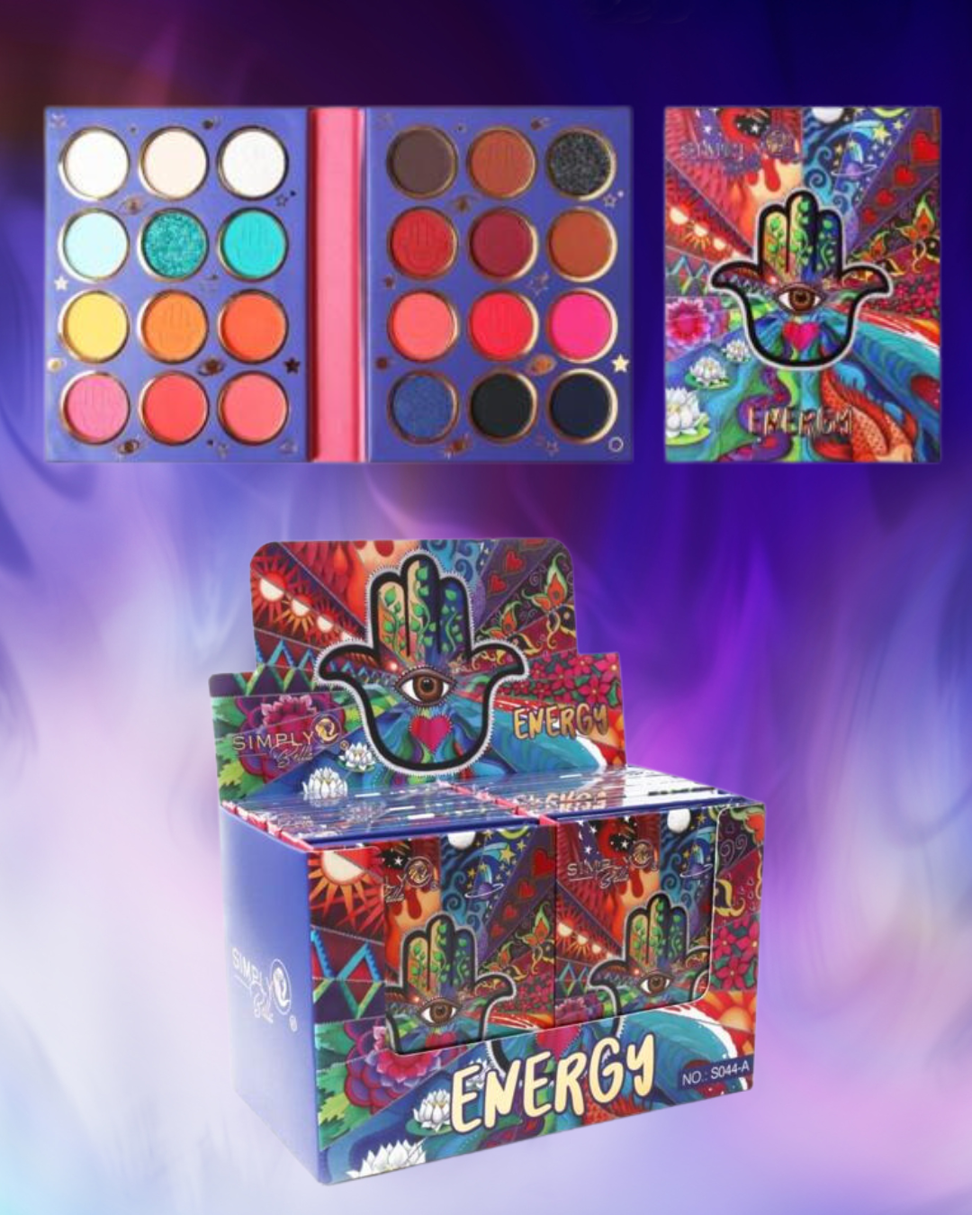 SIMPLY BELLA -ENERGY EYESHADOW PALETTE - 1PC