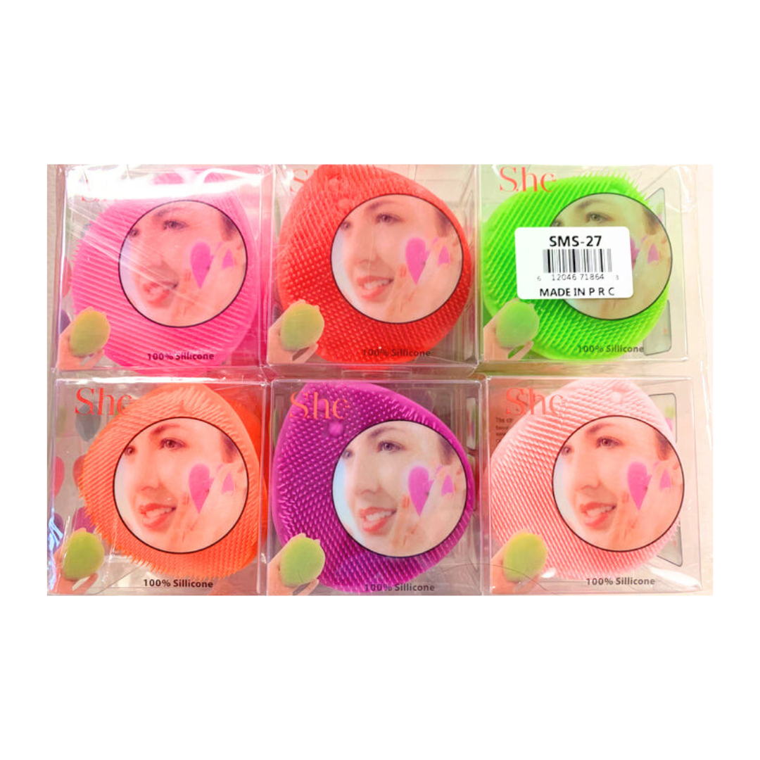 SHE MAKEUP- NETTOYANT POUR BROSSES VISAGE EN SILICONE- (12PCS)