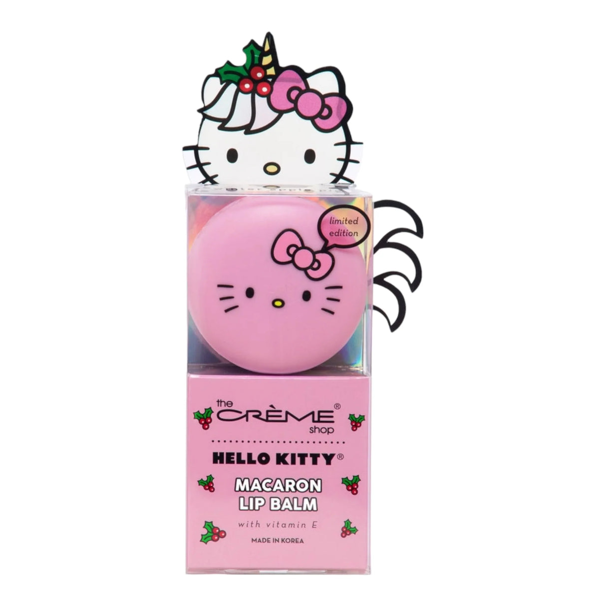 THE CREME- MACARON LIP BALM- CHRISTMAS-WINTER APPLE PIE- 1PC