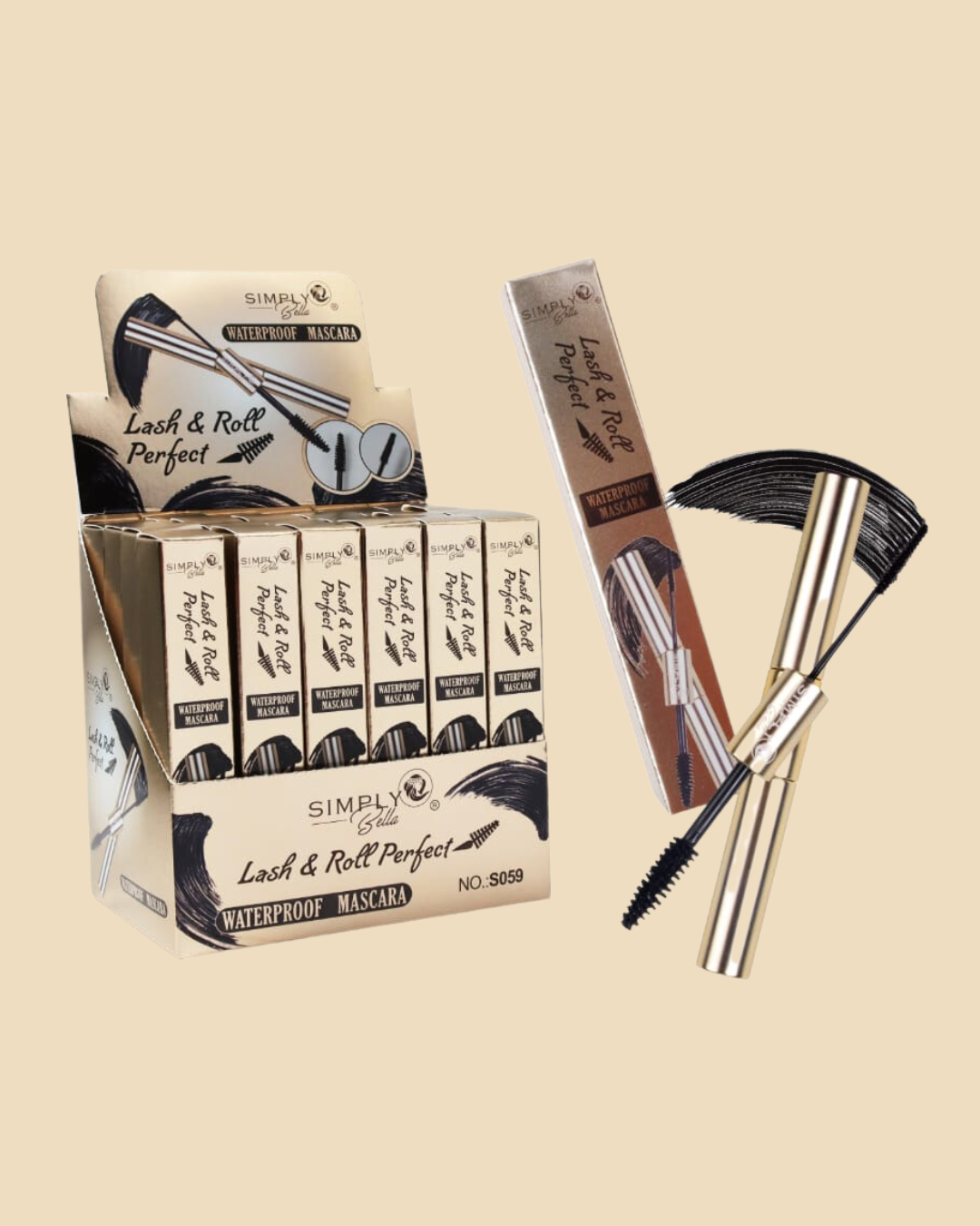 SIMPLY BELLA - LASH & ROLL PERFECT (DISPLAY 24 PCS)