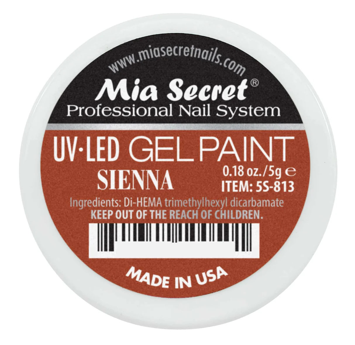 MIA SECRET- UV-LED GEL PAINT- 1PC