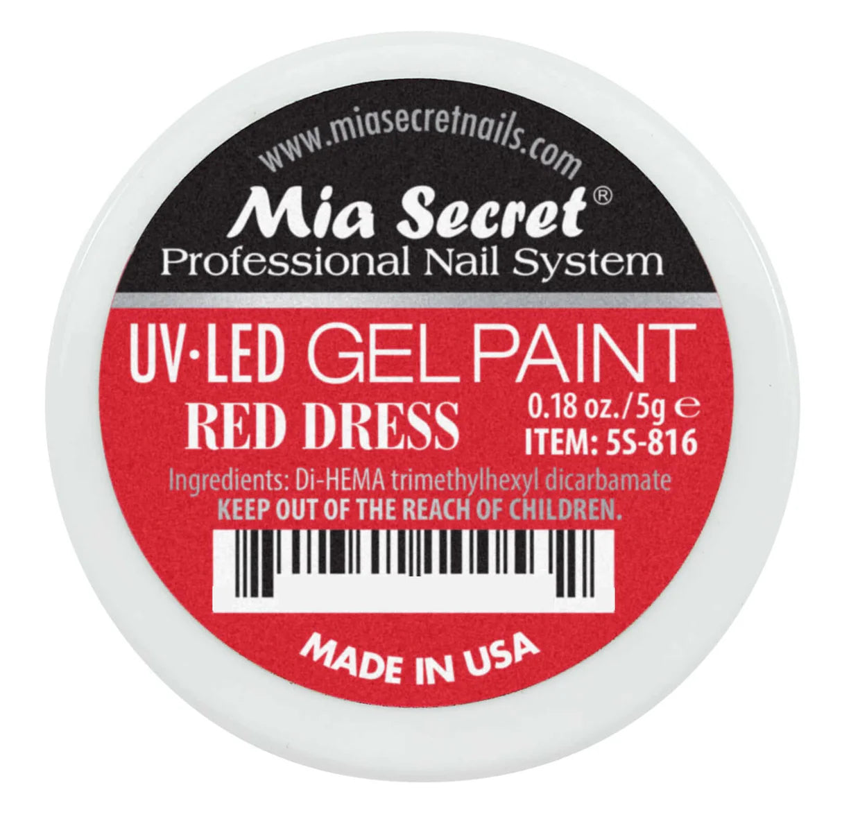 MIA SECRET- UV-LED GEL PAINT- 1PC