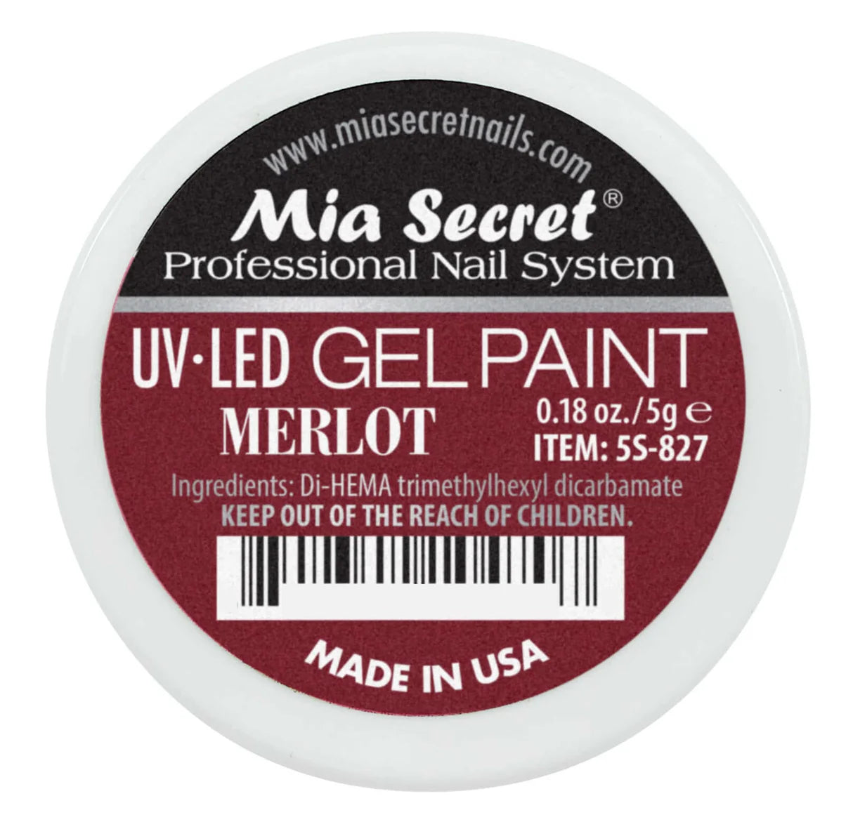 MIA SECRET- UV-LED GEL PAINT- 1PC