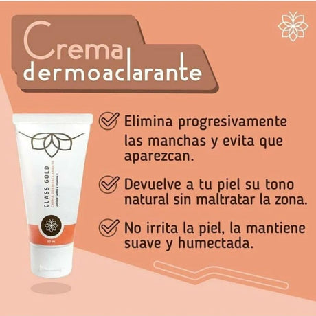 CLASS GOLD - LIGHTENING BODY CREAM WITH BAMBOO AND VITAMIN E (1PC)