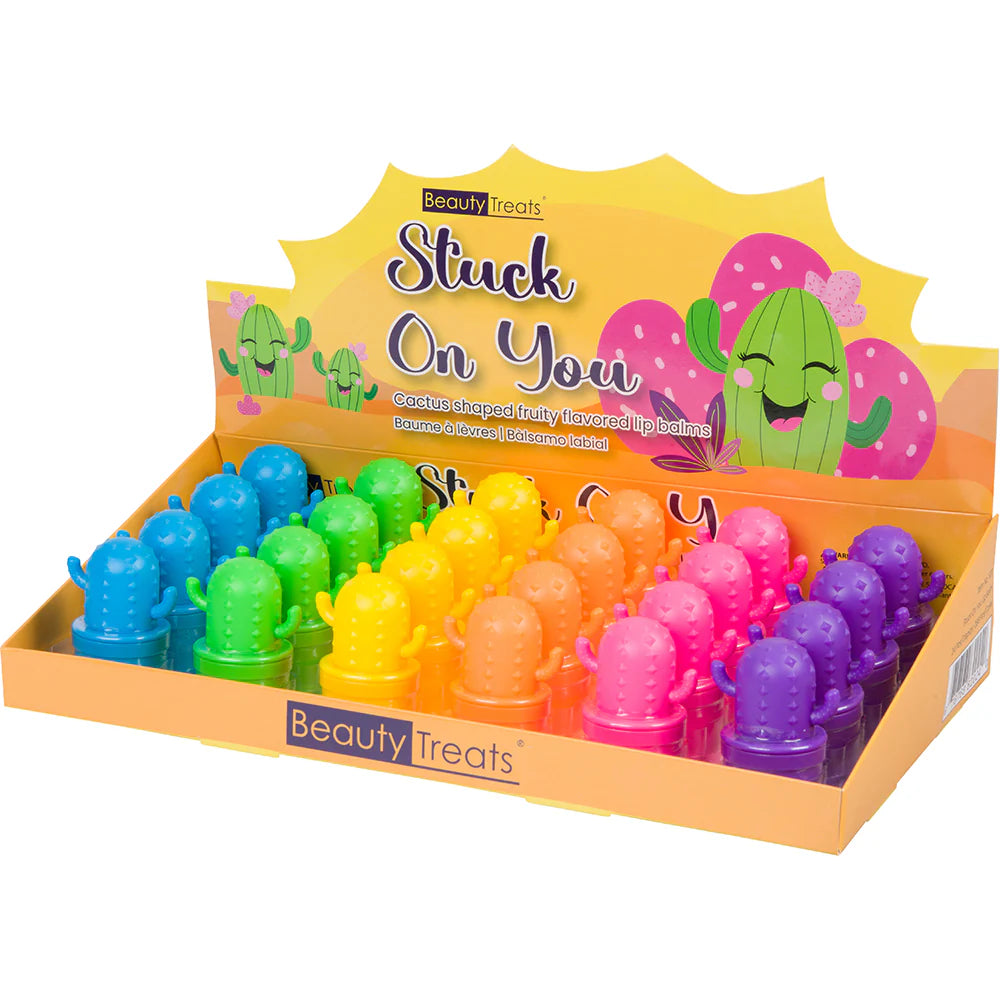 BEAUTY TREATS- STUCK ON YOU- LIP BALM-24PCS