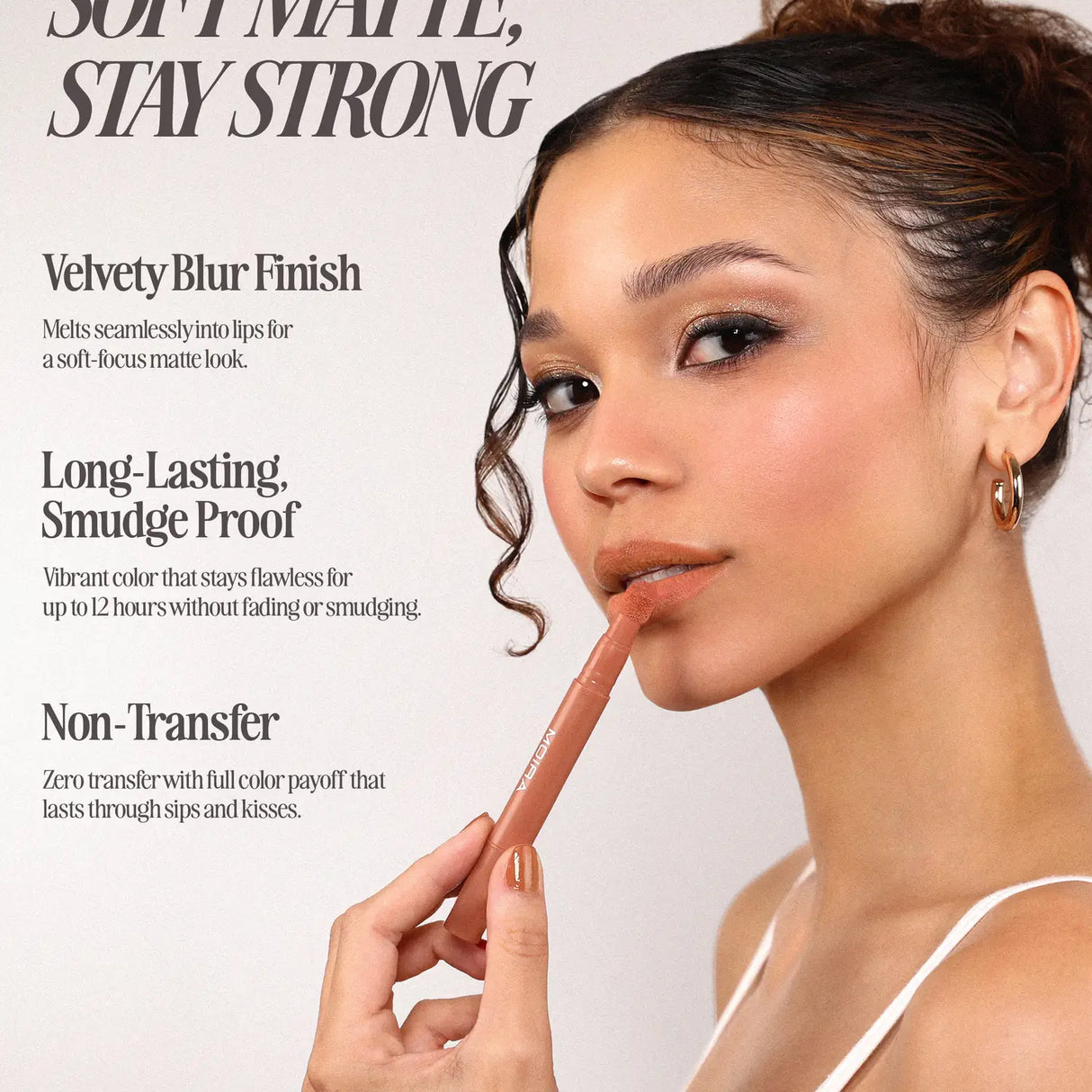 MOIRA- CUSHION KISS LIP CREAM- 48PCS FULL DISPLAY