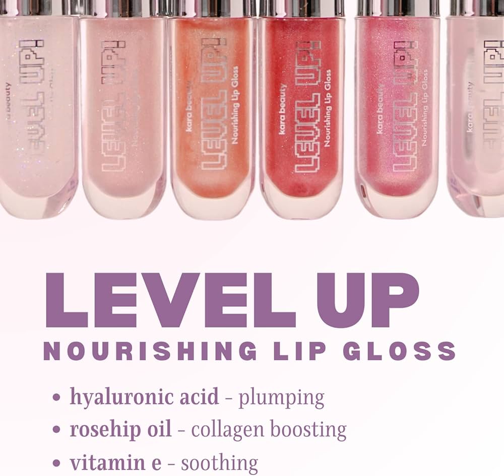 KARA BEAUTY - LEVEL UP - EXHIBICIÓN DE BRILLO DE LABIOS NUTRITIVO (72 PIEZAS)