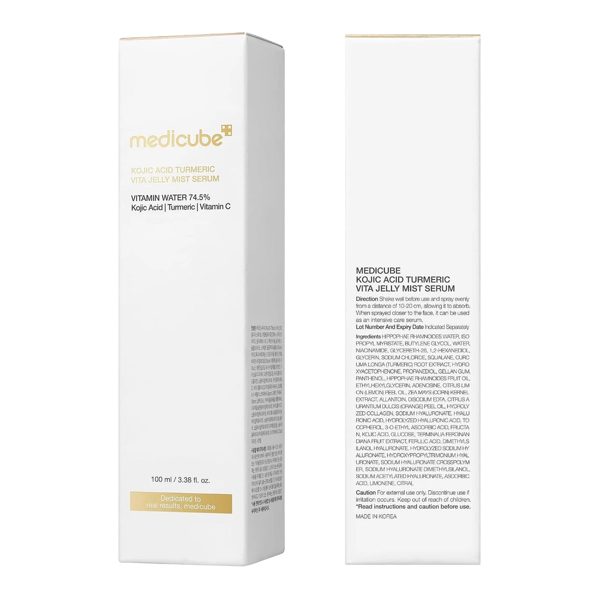 MEDICUBE - KOJIC ACID TURMERIC VITA JELLY MIST SERUM - (1PC)