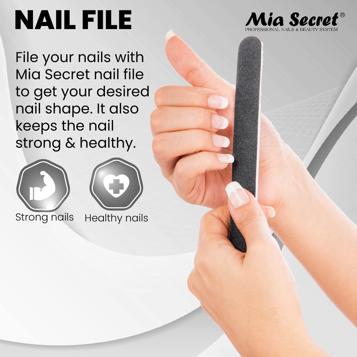 MIA SECRET - LIMA DE UÑAS - DISPLAY 50UNDS