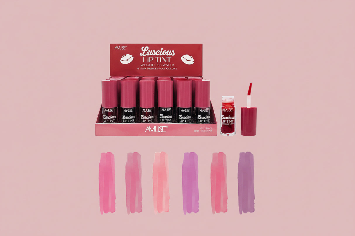 AMUSE- LUSCIOUS- LIP TINT- 24PCS