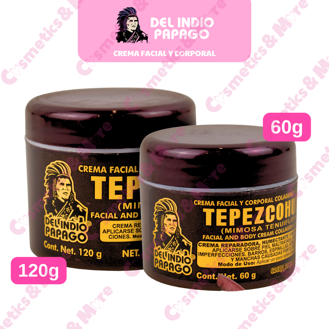 DEL INDIO PAPAGO - TEPEZCOHUITE FACIAL AND BODY CREAM COLLAGEN & VITAMIN E