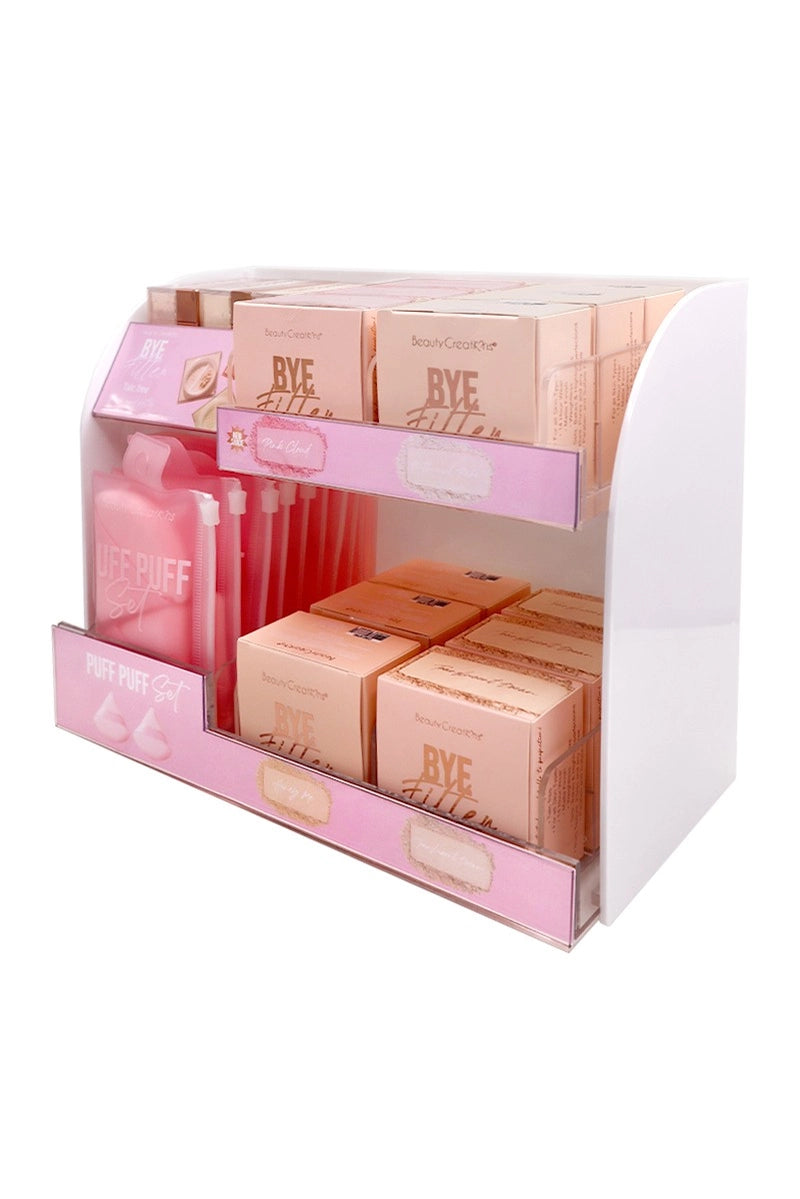 BEAUTY CREATIONS - BYE FILTER LOOSE SETTING POWDER (NEW PINK POWDER) - DISPLAY