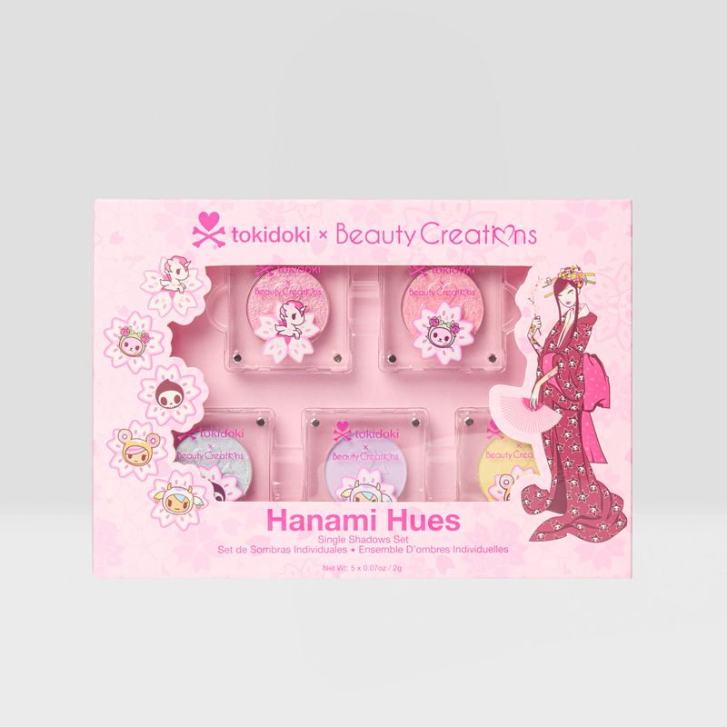 BEAUTY CREATIONS X TOKIDOKI- HANAMI HUES- SINGLE SHADOWS SET- 1PC