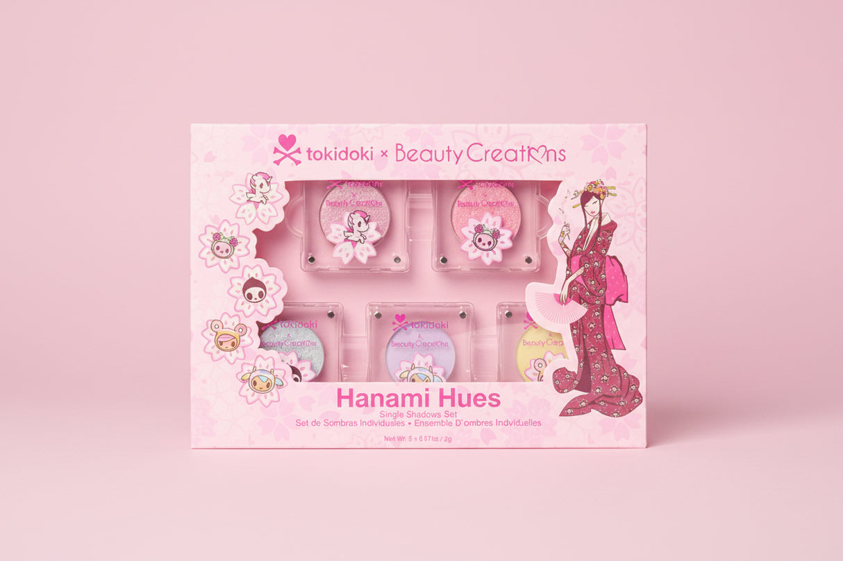 BEAUTY CREATIONS X TOKIDOKI- HANAMI HUES- SINGLE SHADOWS SET- 1PC