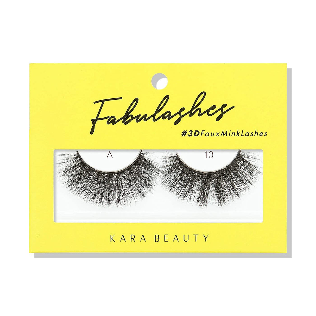 KARA BEAUTY- FABULASHES- FAUX MINK LASHES- 6PCS