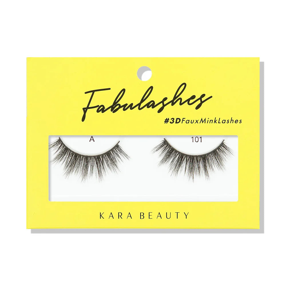 KARA BEAUTY- FABULASHES- FAUX MINK LASHES- 6PCS